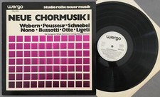 T291 New Choral Music I Webern Pousseur Ligeti Gottwald WERGO WER 60 026 Stereo