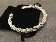 BRACELET JONC ARGENT NEUF