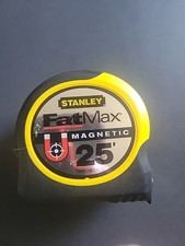 Stanley FatMax FMHT33865L Durable NOT Magnetic Tape Measure 25 L ft. x 1.25 W in