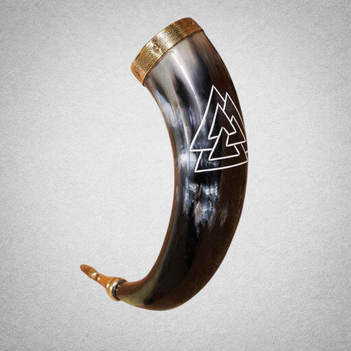 Corne boire viking valknut - corne,