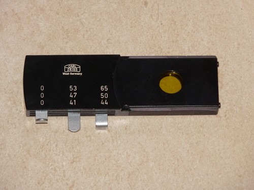 Zeiss filtre de - :, microscope