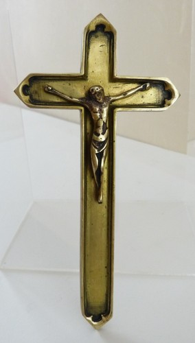 Crucifix mural ancien - crucifix, en