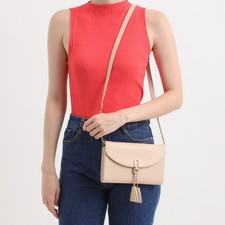 Sac à bandoulière en cuir champagne LANCEL neuf