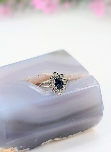 Bague marguerite blanc - bague, or