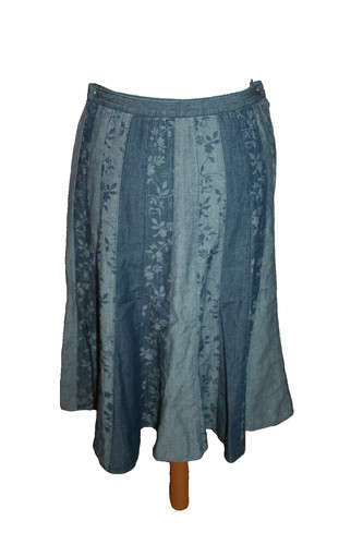 Jupe boheme jeans femme - jupe,