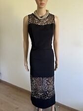 Robe longue noire et léopard Bodyflirt taille 38/40 jamais portée 