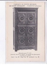 PLOZEVET: cabinet for T.S.F., factory of small Breton furniture, the golf-gui