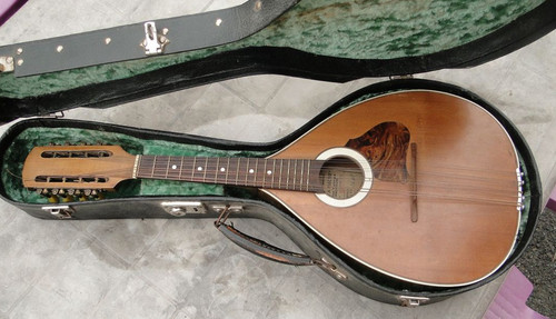 Ancienne mandoline lutherie - mandoline,