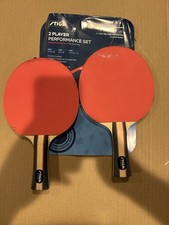 New Sealed STIGA Performance Ping Pong Paddles Table Tennis Rackets Pair Set