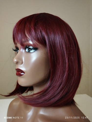 Perruque rouge lisse - perruque,