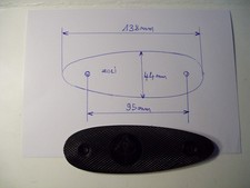 plaque de couche fusil chasse