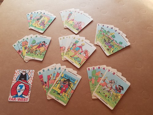 Jeu cartes ancien 7 - de,