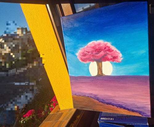 Peinture sur toile - , cm