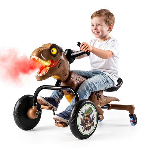 Dinosaur drift tricycle with - tricycle,