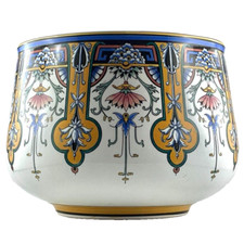 LARGE POT COVER OLD EARTHENWARE SARREGUEMINES U&C Orientalist model, limoges...