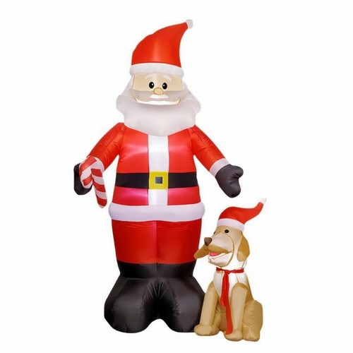 Père noël gonflable avec - père,