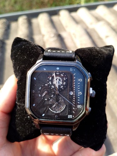 Montre homme carrée noire - homme,