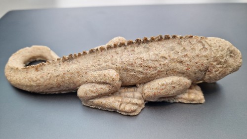 Statuette artisanale iguane - statuette,