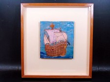 ANCIEN TABLEAU EMAUX DE