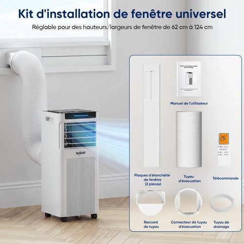 Climatiseur mobile humhold - mobile,