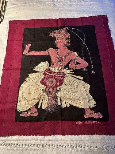 Batik tenture danseur - tenture, tissus