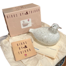 Figurine oiseau IITTALA de Toikka RIEKKO Oiva Toikka Finlande avec boite rare