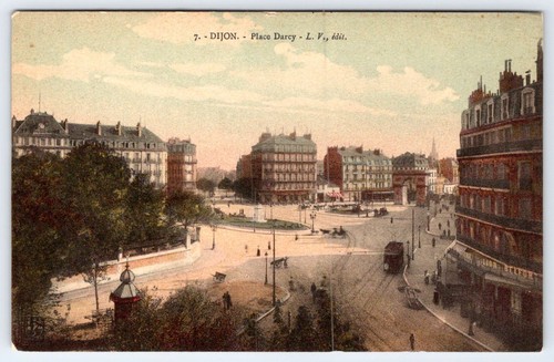 Carte postale vintage dijon - carte,