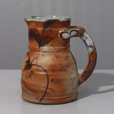 Dominique GARET in La Borne enamelled sandstone pitcher 2000
