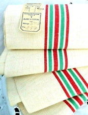 OLD LINEN CANVAS FOR TEA TOWEL 5.50 meters "La Samaritaine" unused