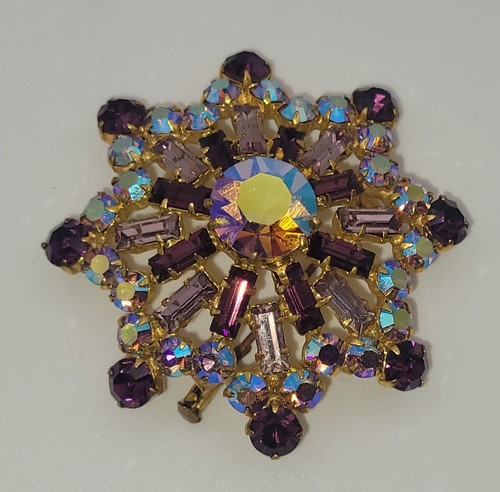Bijou vintage broche fleur - broche,