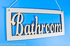 RAW MDF WOOD WELCOME LAUNDRY KITCHEN BATHROOM PAINTING HOME HOUSE SIGNS PLAQUES