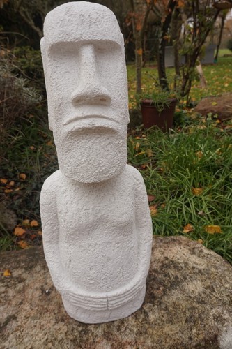 3933 moai blanc 60 cm - moai,