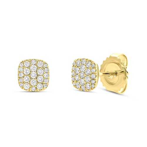 Boucle oreille carrée - boucle, d'oreille