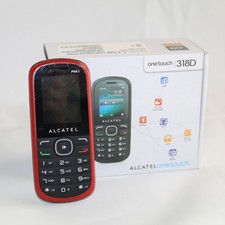 Alcatel One Touch 318D Unlocked Red Dual SIM Smartphone 2012 GSM New In Box