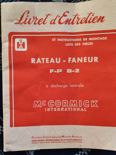Livret entretien - livret, d'entretien