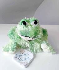 Peluche/Doudou Grenouille Vert