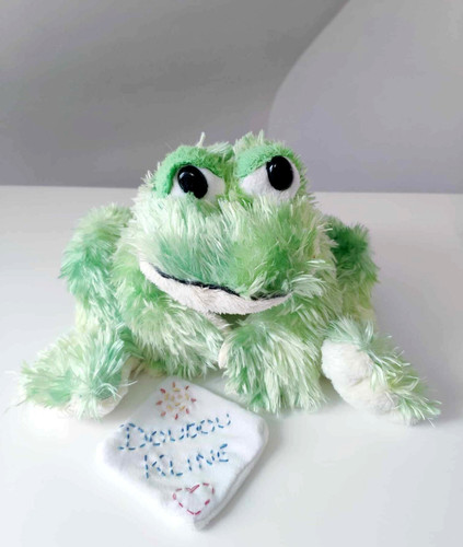 Peluche doudou grenouille vert - peluche/doudou,