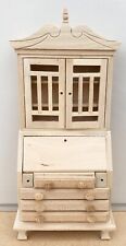 Dolls House Writing Desk Bureau Natural Finish Wooden 1:12 Scale V216 tumdee