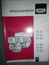 HATZ moteur diesel 1D 31 41 50