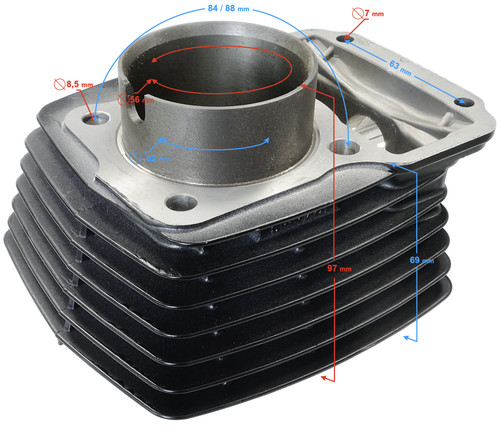 Cylindre 125cc pour - (vide),