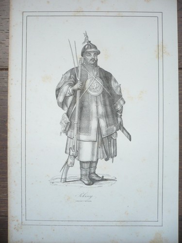 Gravure originale costume - gravure,