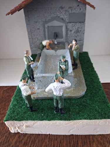 Diorama maquette lavoir