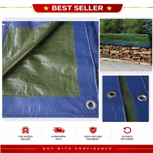 Bâche œillets tenax 2x6 m - à,