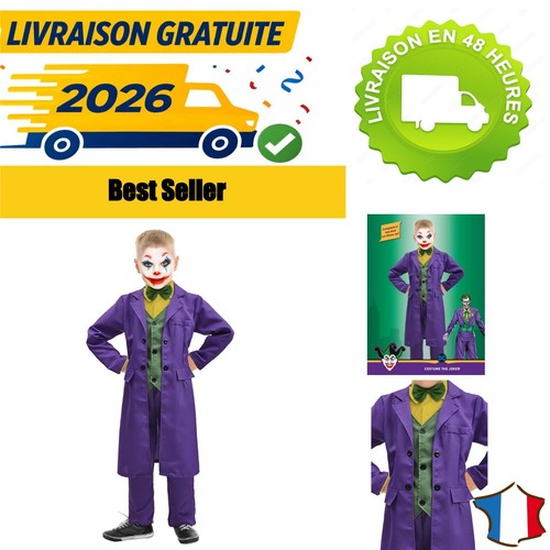 Déguisement joker garçon - déguisement,