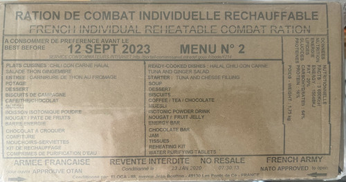 Rations combat militaires - militaires,