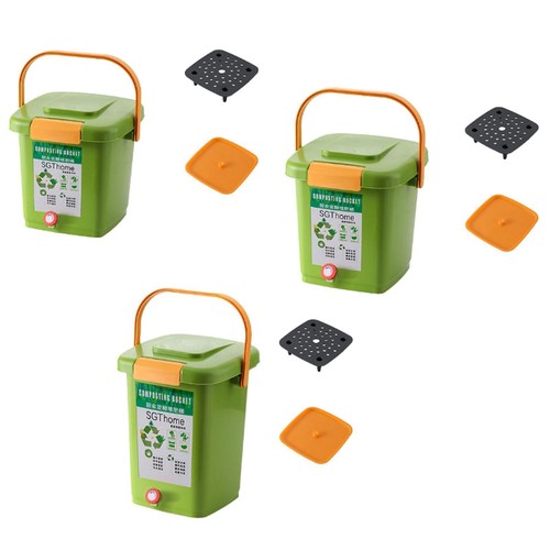 Bac compost avec couvercle - bac,
