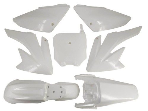 Kit plastiques blanc crf70 - blanc,