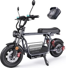 Elektroroller mit Einkaufskorb