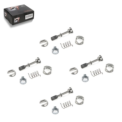 Repair kit door lock front - 4x,