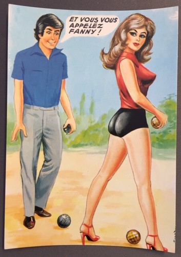 Carte postale humoristique - postale,